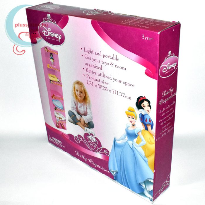 Disney hercegnős függeszthető játéktároló hátulról balról