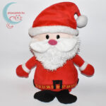 Ölelnivaló plüss télapó (Christmas Cuddles) szemből