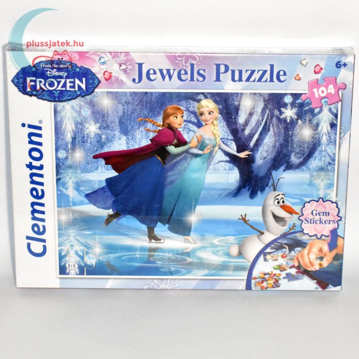 Jégvarázs ékköves 104 darabos puzzle (Frozen Clementoni kirakó)
