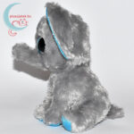 TY nagyszemű plüss elefánt (Beanie Boos) oldalról