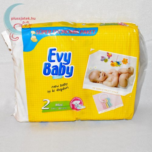 Evy Baby (2-es, mini), 3-6 kg, 80 db-os pelenka