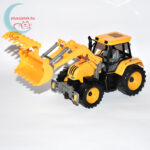 Traktor játék homlokrakodóval balról