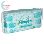 Pampers Fresh Clean baba törlőkendő (64 db) jobbról