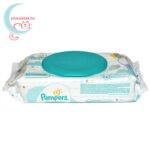 Pampers Sensitive baba törlőkendő - kupakos (56 db) oldalról