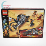 Lego Ninjago - Cole cross motorja (Cole's Dirt Bike) - 70672, hátulról