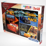 Verdák 3 (Cars) 3x48 db-os Clementoni puzzle (Disney kirakó) balról