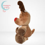 Cuddle Crew kedves 27 cm-es plüss szarvas, oldalról