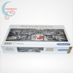 Amsterdam piros biciklivel Panorama puzzle - 1000 db-os Clementoni (39440), oldalról