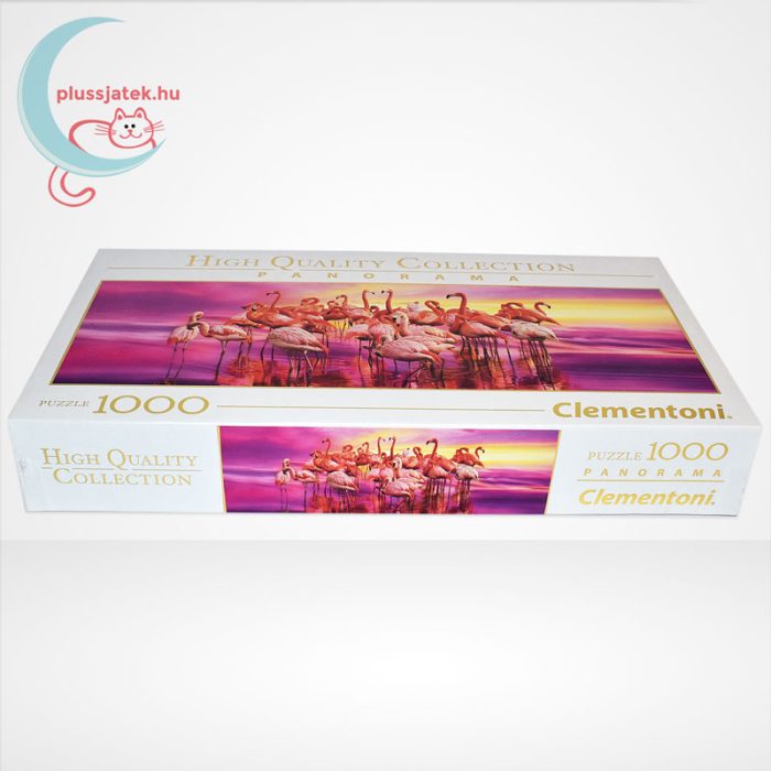 Flamingók tánca Panorama puzzle - 1000 db-os Clementoni (39427), oldalról