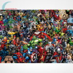 Marvel szuperhősök - A lehetetlen puzzle (Clementoni 1000 db-os kirakó) - a kép