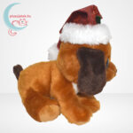 TY Beanie Boos Howlidays csillogó szemű karácsonyi plüss kutya, oldalról