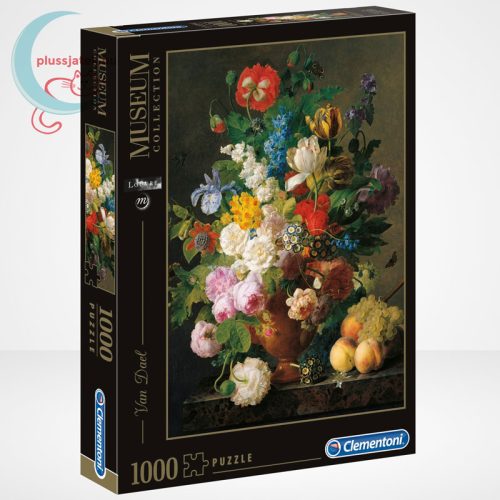 Van Dael - Csendélet (Bowl of flowers) 1000 db-os puzzle, Clementoni Museum Collection 31415
