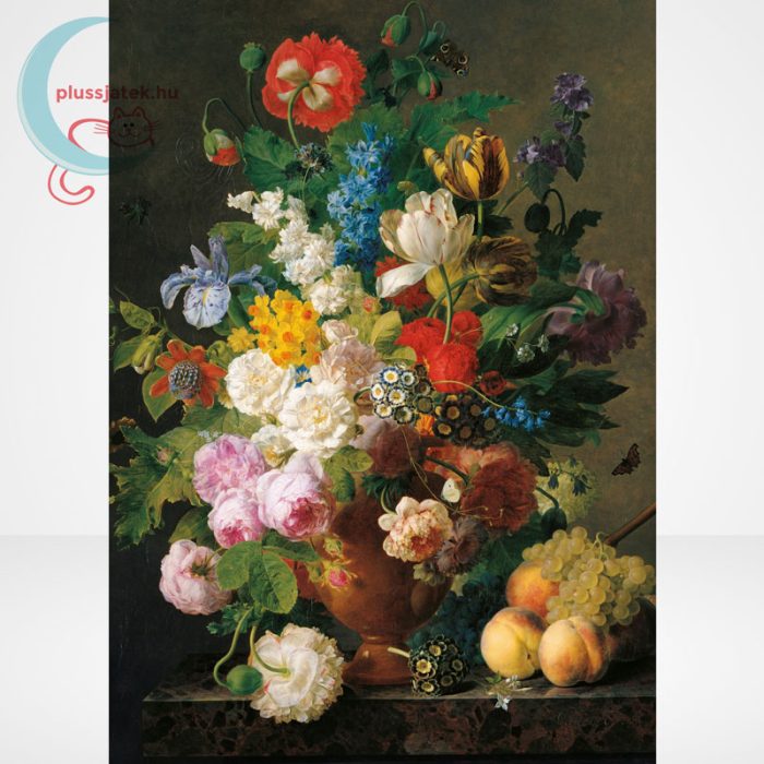 Van Dael - Csendélet (Bowl of flowers) 1000 db-os puzzle, Clementoni Museum Collection 31415, a kép