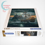 Clementoni 31682 - A kalózhajó (The Pirate Ship) 1500 db-os puzzle, oldalról