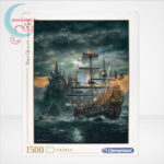 Clementoni 31682 - A kalózhajó (The Pirate Ship) 1500 db-os puzzle, szemből