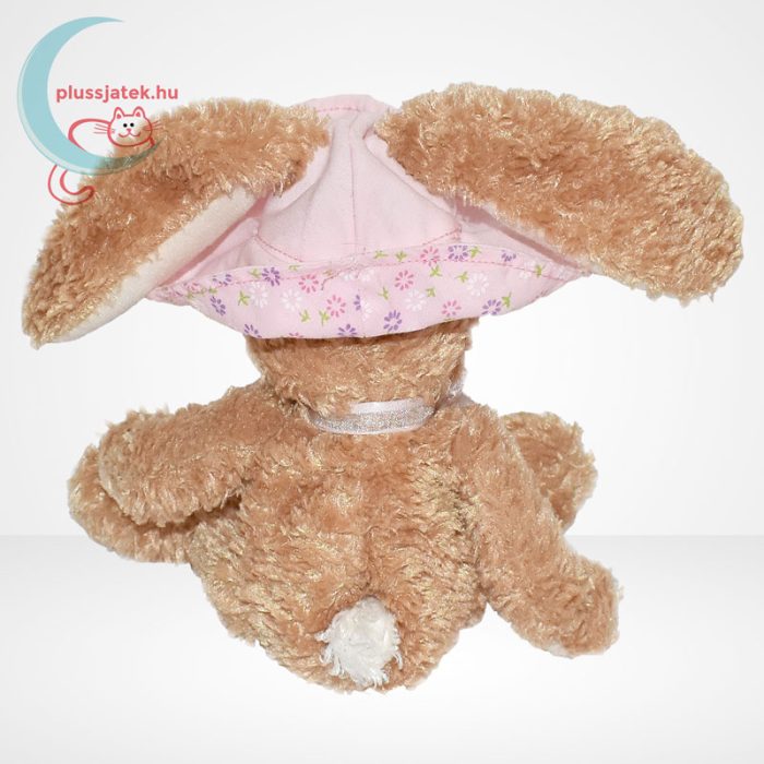 TY Beanie Babies - Sunbonnet plüss nyuszi virágos kalapban, hátulról