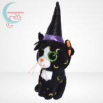TY Beanie Boos - Pandora a boszorkány plüss cica, balról