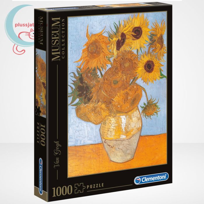 Van Gogh - Váza tizenkét napraforgóval (Sun Flowers) 1000 db-os puzzle, Clementoni Museum Collection 31438