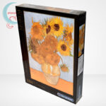 Van Gogh - Váza tizenkét napraforgóval (Sun Flowers) 1000 db-os puzzle, Clementoni Museum Collection 31438, jobbról