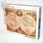 Antik térkép 1000 db-os puzzle (Old Map, Clementoni 31229 - High Quality Collection), balról