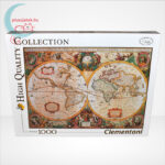 Antik térkép 1000 db-os puzzle (Old Map, Clementoni 31229 - High Quality Collection), szemből