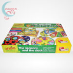 Carotina Preschool - The seasons and the clock (A természet körforgása) 4 az 1-ben angol fejlesztő játék 3-6 éveseknek, oldalról