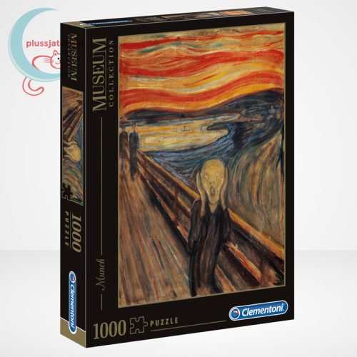 Edvard Munch - A sikoly (The Scream) 1000 db-os puzzle, Clementoni Museum Collection 39377