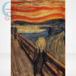 Edvard Munch - A sikoly (The Scream) 1000 db-os puzzle, Clementoni Museum Collection 39377, a kép