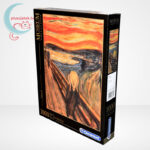Edvard Munch - A sikoly (The Scream) 1000 db-os puzzle, Clementoni Museum Collection 39377, jobbról