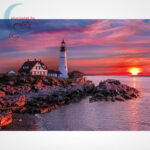 Portlandi világítótorony 500 db-os puzzle (Portland head light - Clementoni 35049), a kép