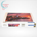 Portlandi világítótorony 500 db-os puzzle (Portland head light - Clementoni 35049), oldalról