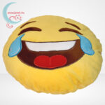 Sírva nevetős emoji plüss párna, felülről