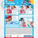 Baby Shark: Mérj meg! magasságmérő 30 db-os Clementoni puzzle (20340), a doboz hátulról