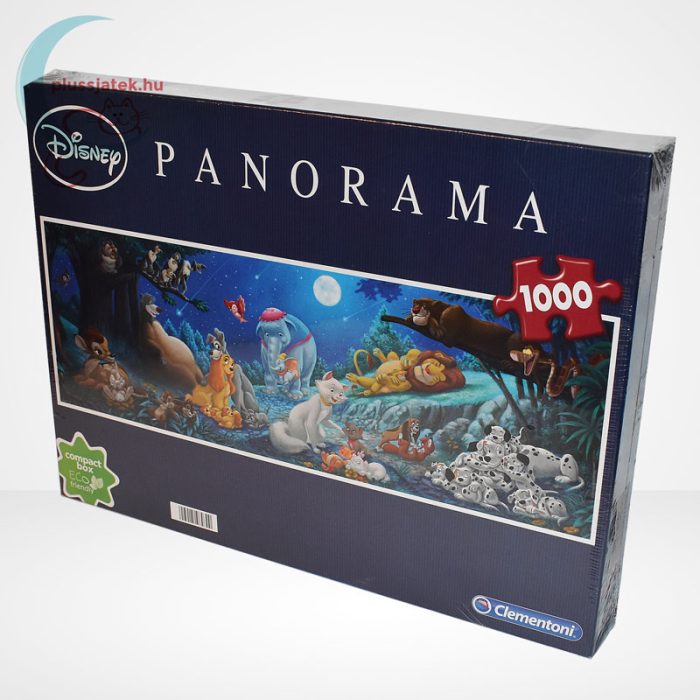 Klasszikus Disney mesehősök 1000 db-os panoráma puzzle (Clementoni, 98930)