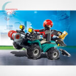 Playmobil - Műkincsrabló szuper quadján, csörlővel (City Action 6879), a doboz képe