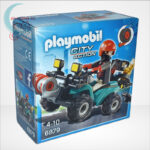 Playmobil - Műkincsrabló szuper quadján, csörlővel (City Action 6879), jobbról