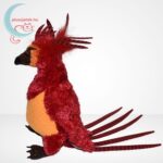 Fawkes - Főnix madár plüss, 23 cm (Harry Potter), oldalról