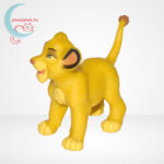 Az Oroszlánkirály: Simba kölyök gumírozott figura - Bullyland, balról