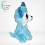 TY Beanie Boos - Prince, kék színű plüss husky, oldalról