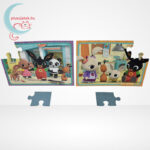 Bing mókázik 2x12 db-os puzzle (2 db mini poszterrel) - Ravensburger [76185], játék közben