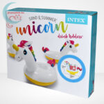Intex 57506 felfújható Unikornis pohártartó 3 db - 41 x 20 cm, balról