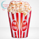 Popcorn formájú felfújható strandmatrac (178 x 124 cm) - Intex 58779, a pattogatott kukorica