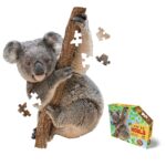 Wow poszter méretű forma puzzle - Koala, 100 db, a kép és a doboz