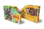 Wow poszter méretű forma puzzle - Koala, 100 db, elölről és hátulról
