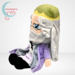Harry Potter: Dumbledore plüss figura (30 cm), oldalról