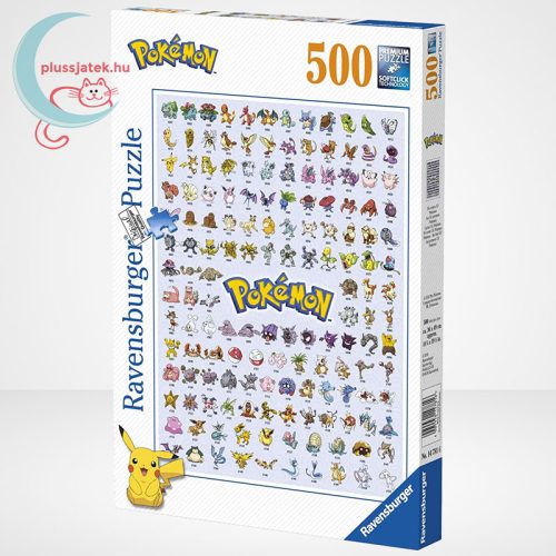 Az első 151 Pokémon 500 db-os puzzle (Ravensburger 14781)