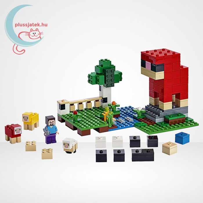 LEGO Minecraft 21153 - A gyapjúfarm, tartalom