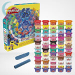 Play-Doh: Teljes színgyűjtemény, 65 darabos gyurma szett, doboz és tartalma