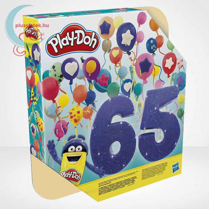 Play-Doh: Teljes színgyűjtemény, 65 darabos gyurma szett, hátulról