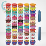 Play-Doh: Teljes színgyűjtemény, 65 darabos gyurma szett, tartalom, minden szín